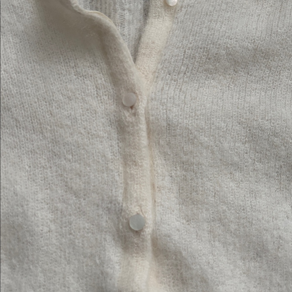 Sezane Cream Women's Cardigan - Picture 5 of 12